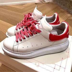 Alexander McQueen white pink sneaker